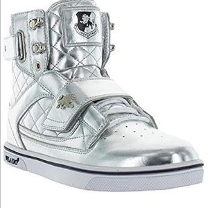 Vlado Atlas Womens Size 7.5 Silver Hightop